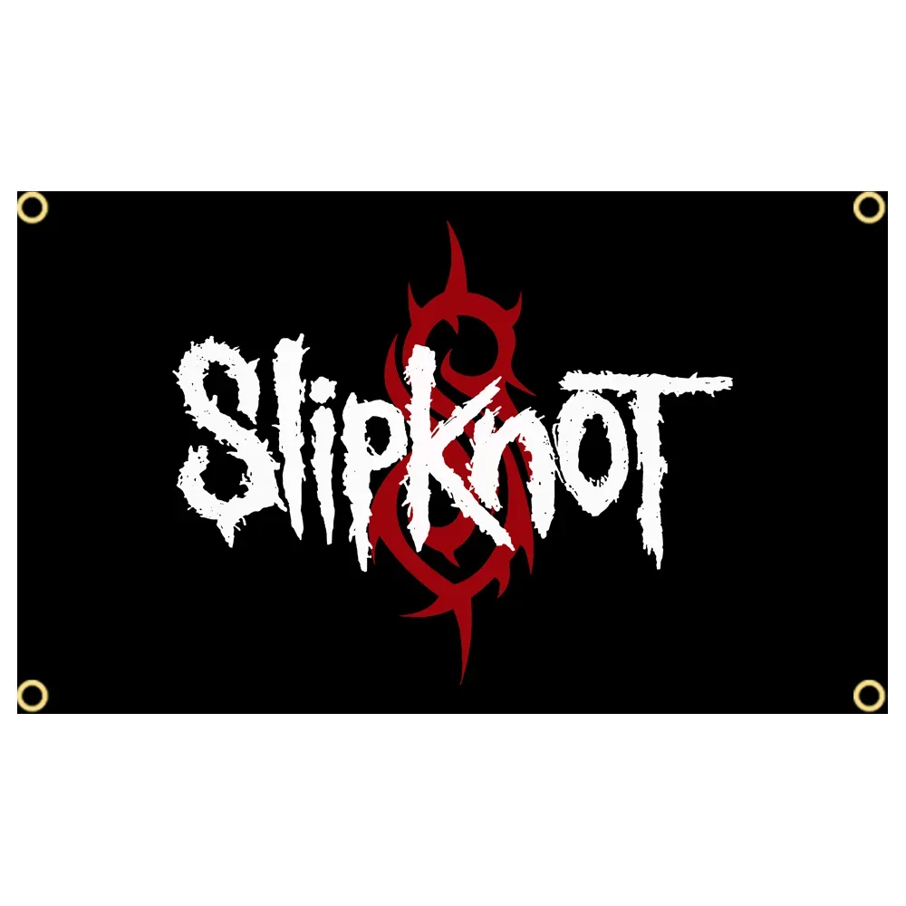 3x5 Fts Slipknots Heavy Metal Band Flag Poster Tapestry Polyester Digital Printing Banner For Garage Indoor Outdoor Decoration - Image 3