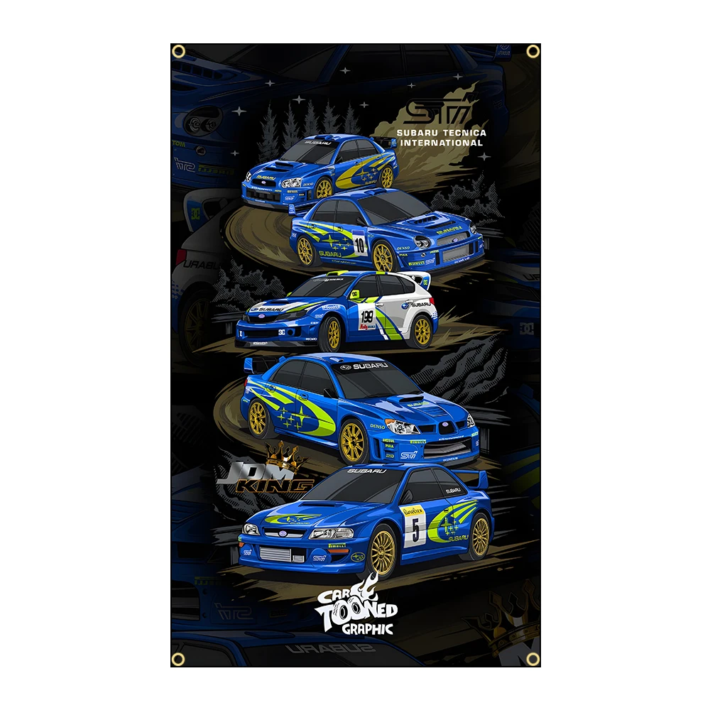 90x150cm 3X5FT Classics Racing Cool JDM Car AE86 RX Flag Polyester Printed Banner For Home Decor - Image 3