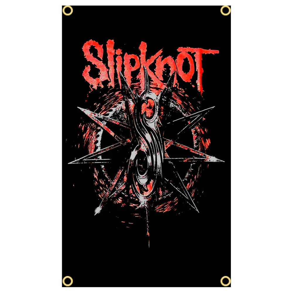 3x5 Fts Slipknots Heavy Metal Band Flag Poster Tapestry Polyester Digital Printing Banner For Garage Indoor Outdoor Decoration - Image 5